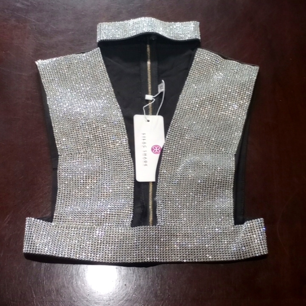 Lilac.Shade Rhinestone Top